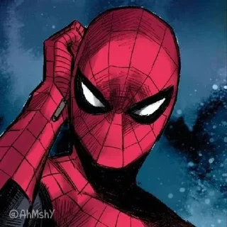 Telegram sticker 🕷 - ᗷY @ahMshY 𓉮 . Peter parker comics