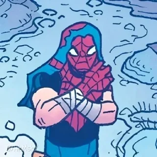 Telegram sticker 🕷 - ᗷY @ahMshY 𓉮 . Peter parker comics
