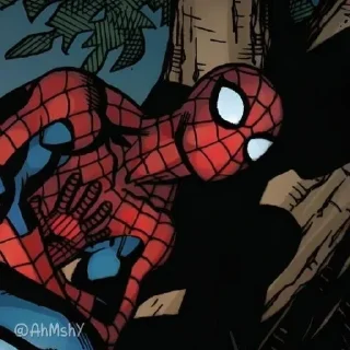 Video sticker 🕷 - ᗷY @ahMshY 𓉮 . Peter parker comics