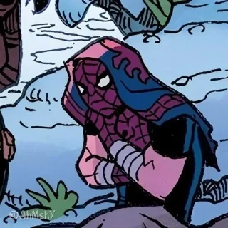 Telegram sticker 🕷 - ᗷY @ahMshY 𓉮 . Peter parker comics