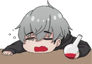 Telegram sticker 🥴 Kurisu Gamer @jp_stickers