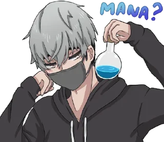 Telegram sticker ☕ Kurisu Gamer @jp_stickers