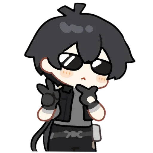 Телеграм стикер 😎 HIRO's sticker  pack