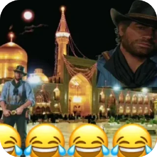 Telegram sticker 👍 red dead😂  @Darovix