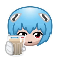 Telegram sticker 🥛 Ayanami Rei Plush (@yovssmash)