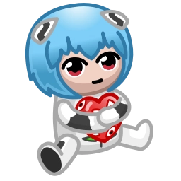 Telegram sticker 🧸 Ayanami Rei Plush (@yovssmash)