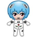 Video sticker 🤯 Ayanami Rei Plush (@yovssmash)