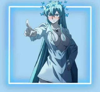 Video sticker 🦋 Esdeath @xvieravelyn @ecchistickers