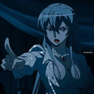 Video sticker 🦋 Esdeath @xvieravelyn @ecchistickers