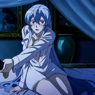 Telegram sticker 🦋 Esdeath @xvieravelyn @ecchistickers