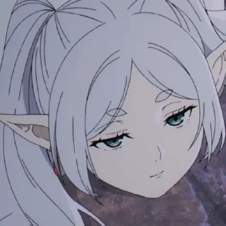 Telegram sticker 😐 Sousou no Frieren @stickersMH