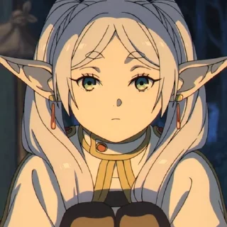 Telegram sticker 😶 Sousou no Frieren @stickersMH