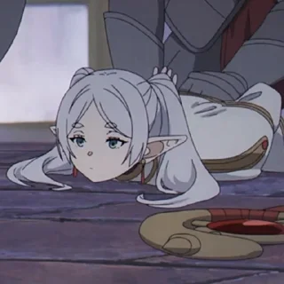 Telegram sticker 😶 Sousou no Frieren @stickersMH