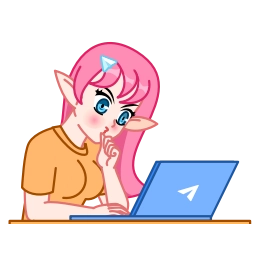 Telegram sticker 🤔 Mya