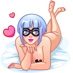 Telegram sticker 😘 Mya