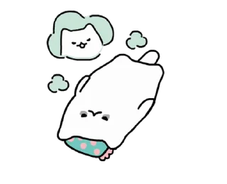 Video sticker 🤔 Pokky 2 @stickermiau