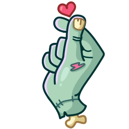 Sticker 😘 Zombie Hand @TgEmojis