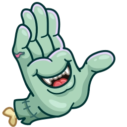 Sticker 😁 Zombie Hand @TgEmojis