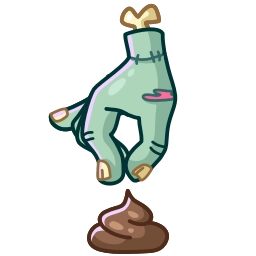 Sticker 💩 Zombie Hand @TgEmojis