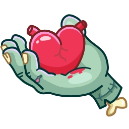 Sticker ❤️ Zombie Hand @TgEmojis