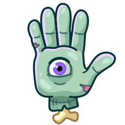 Sticker 👁 Zombie Hand @TgEmojis