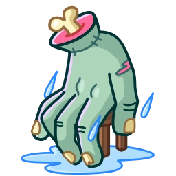 Sticker ☔️ Zombie Hand @TgEmojis
