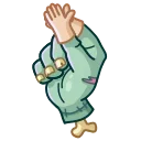 Video sticker 👏 Zombie Hand @TgEmojis