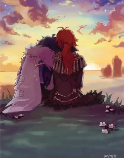 Telegram sticker 💘 кэйлючки канон. :: @fStikBot