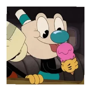 Sticker 🍦 Mugman - The Cuphead Show