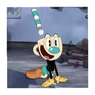 Telegram sticker 💡 Mugman - The Cuphead Show