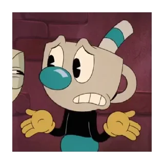 Video sticker 🤷‍♂️ Mugman - The Cuphead Show