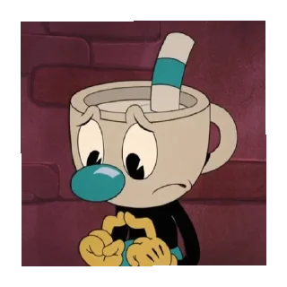 Video sticker 😔 Mugman - The Cuphead Show
