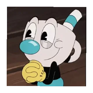 Telegram sticker 🤩 Mugman - The Cuphead Show
