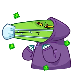 Telegram sticker 😷 Croco