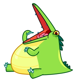 Telegram sticker 🤤 Croco