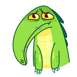 Telegram sticker 😥 Croco