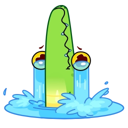 Telegram sticker 😭 Croco