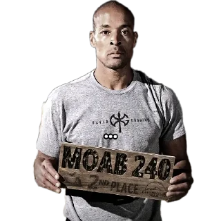 Telegram sticker ✋ David Goggins ➡️ @Ctikerubot