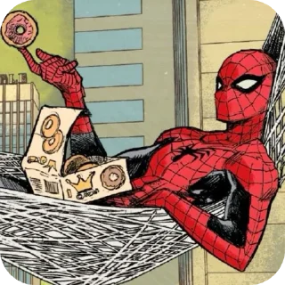 Telegram sticker 😇 Spider-Man Comics • @Earth928B