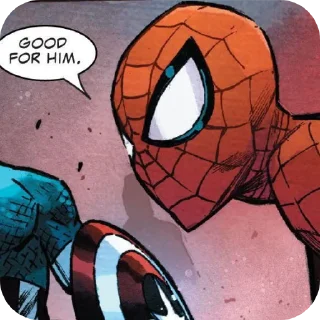 Telegram sticker 🤪 Spider-Man Comics • @Earth928B