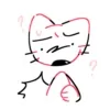 Sticker 😦 Cattt!