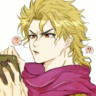 Телеграм стикер 🤨 jojo by @stickerhut