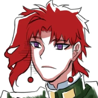 Телеграм стикер 😕 jojo by @stickerhut