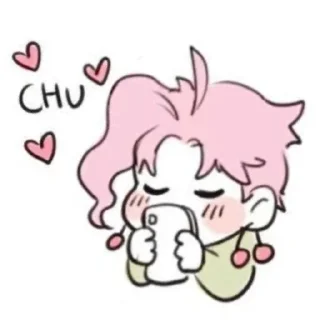 Телеграм стикер 😘 jojo by @stickerhut