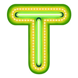 Sticker 🔠 Glowing Font ➜ @CenterOfPacks
