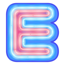 Sticker 🔠 Glowing Font ➜ @CenterOfPacks
