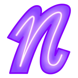 Sticker 🔠 Glowing Font ➜ @CenterOfPacks