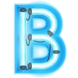 Sticker 🔠 Glowing Font ➜ @CenterOfPacks