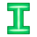 Video sticker 🔠 Glowing Font ➜ @...