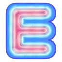 Video sticker 🔠 Glowing Font ➜ @...